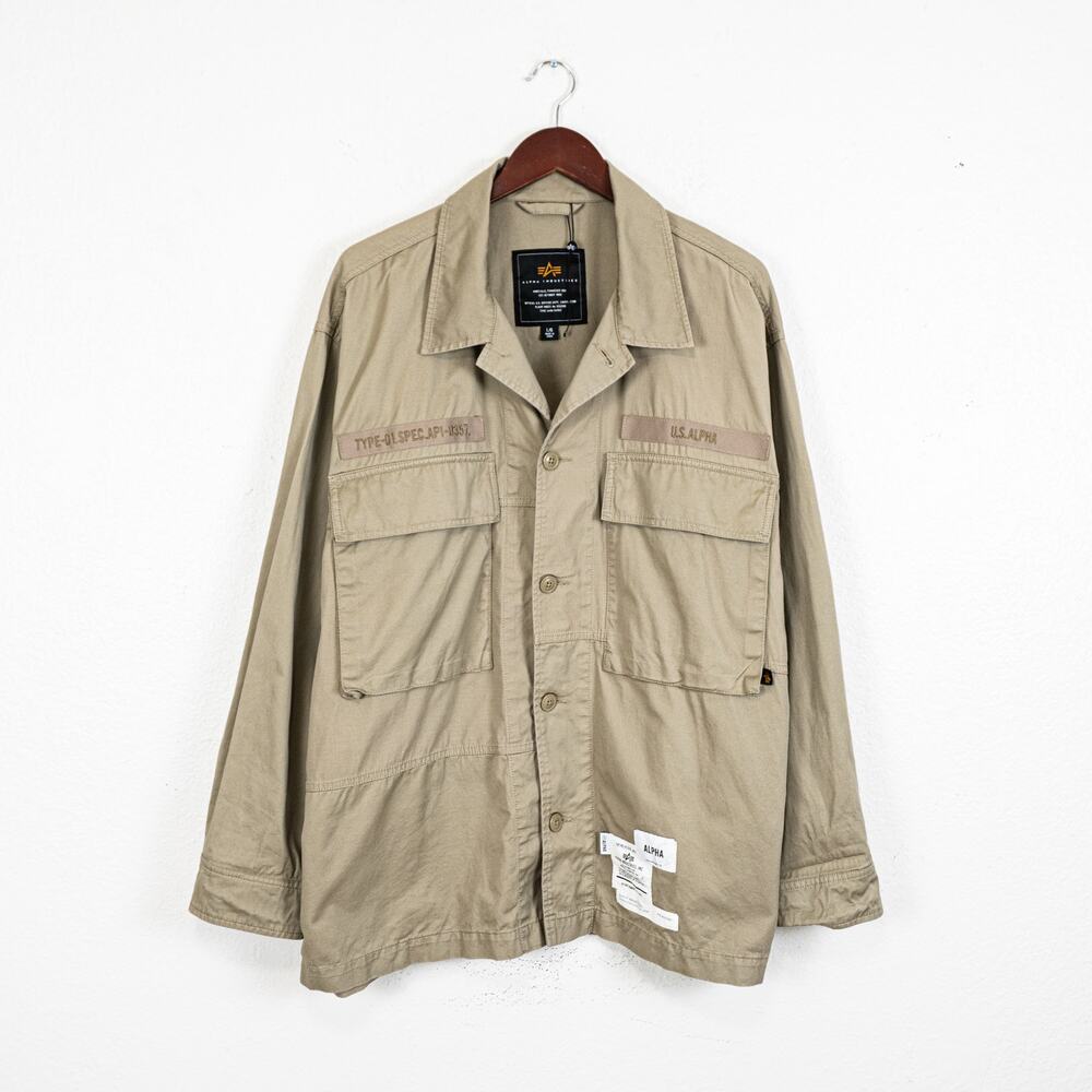Alpha Industries Men's Utility Field Jacket Type 01 M-65 Style size Large
